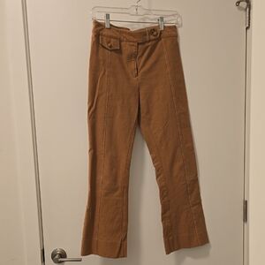 Derek Lam Tan High-Waisted Pants